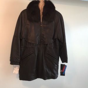 Leather coat by B. Thomas